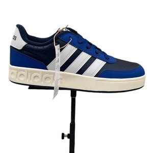 Adidas Youth Big Boys Breakbase J Skate Low Top Sneaker Size 5 Royal Navy Blue
